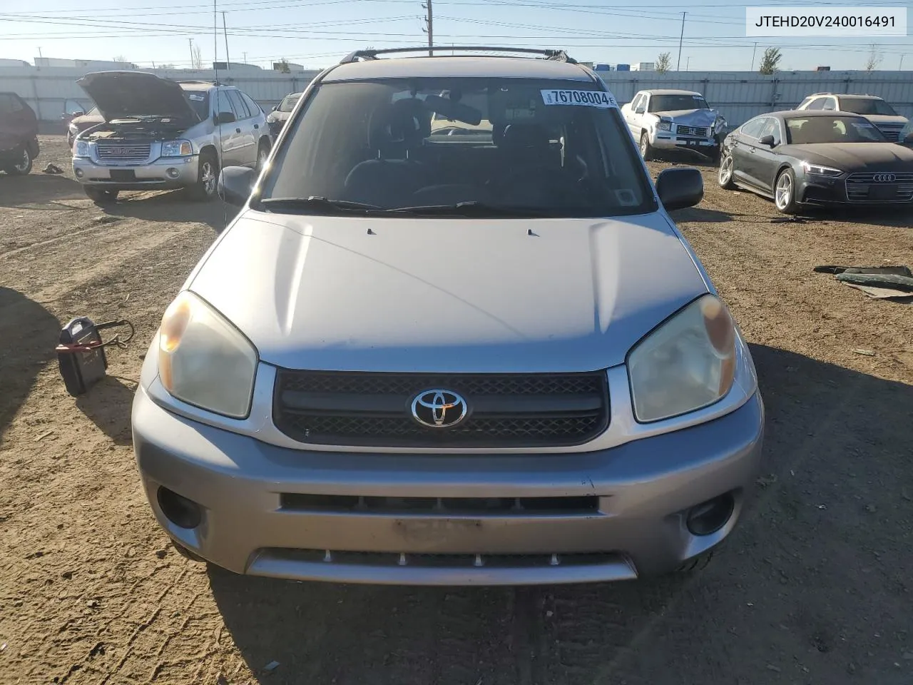 2004 Toyota Rav4 VIN: JTEHD20V240016491 Lot: 76708004