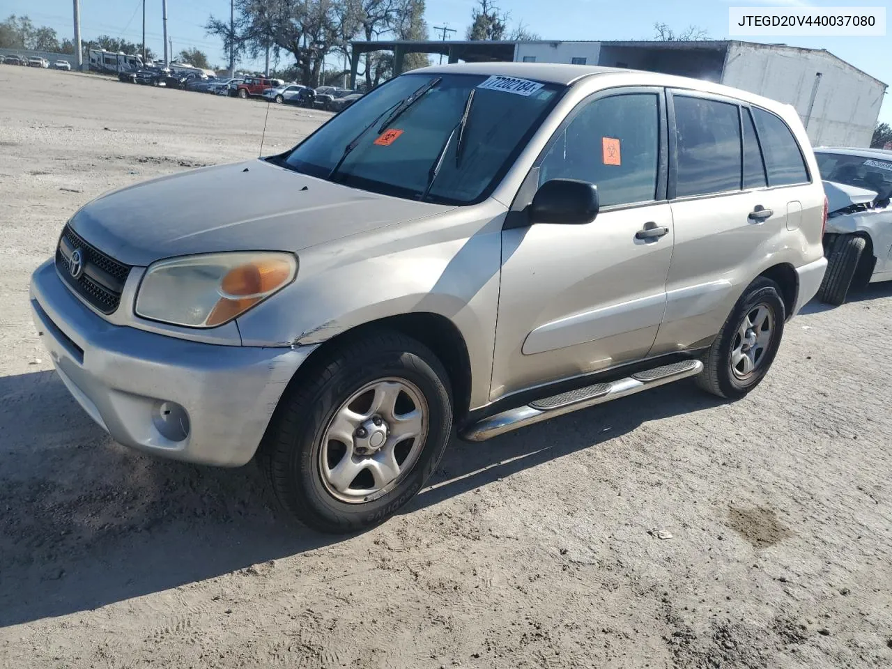 2004 Toyota Rav4 VIN: JTEGD20V440037080 Lot: 77202184