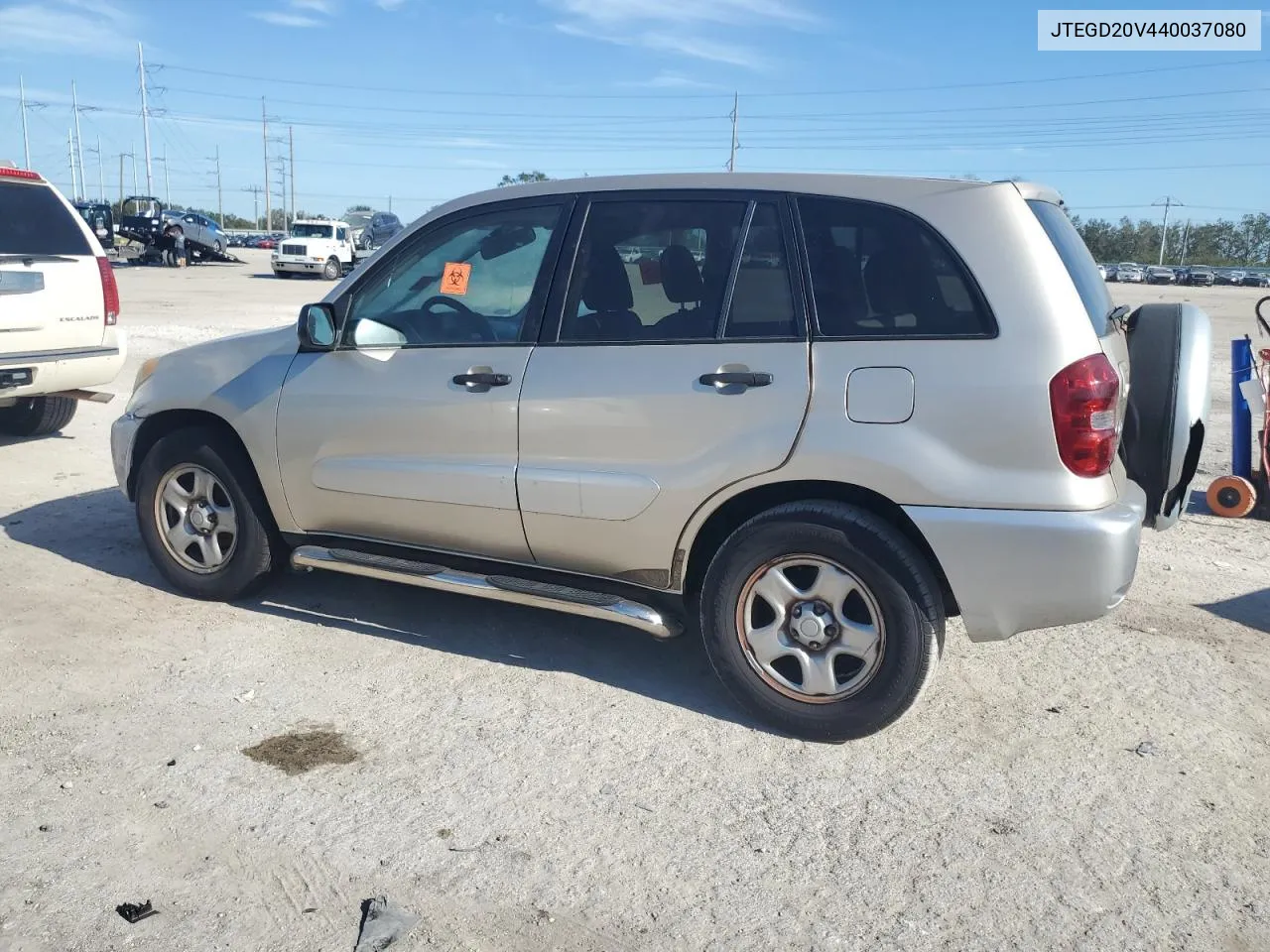 2004 Toyota Rav4 VIN: JTEGD20V440037080 Lot: 77202184