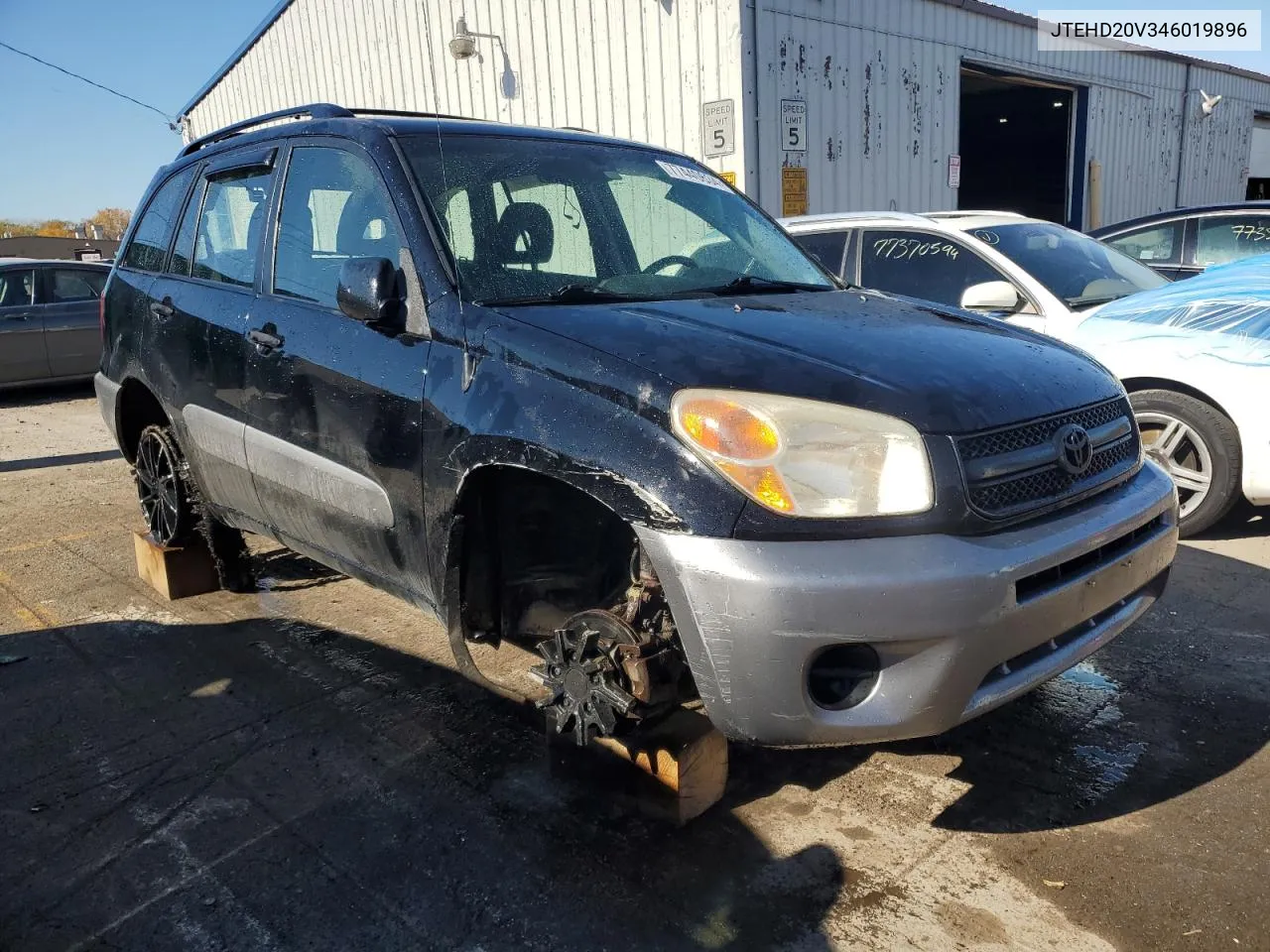 2004 Toyota Rav4 VIN: JTEHD20V346019896 Lot: 77440634