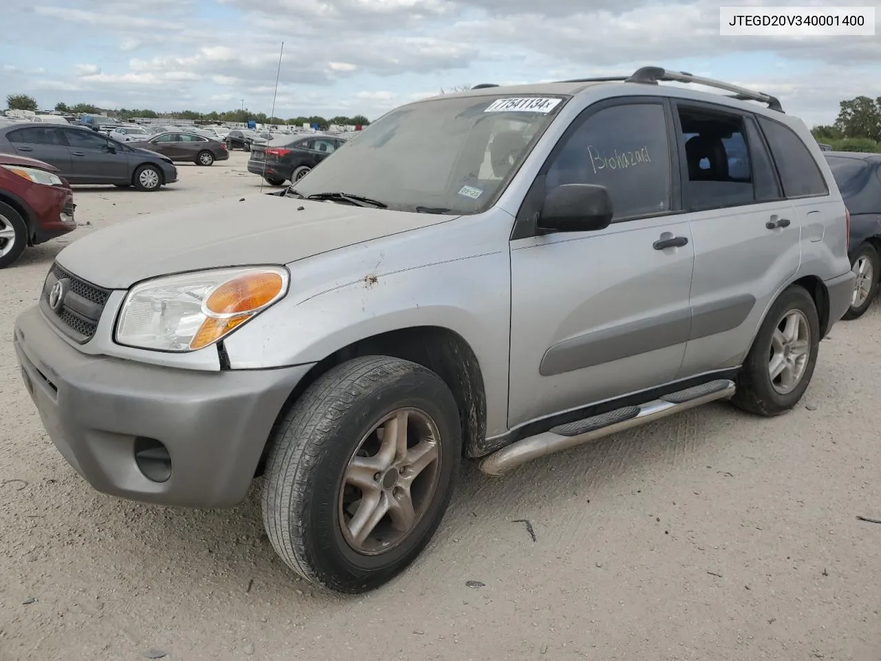 2004 Toyota Rav4 VIN: JTEGD20V340001400 Lot: 77541134