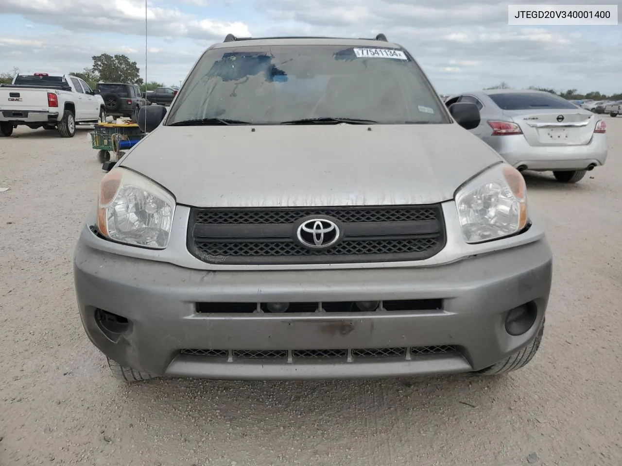 2004 Toyota Rav4 VIN: JTEGD20V340001400 Lot: 77541134