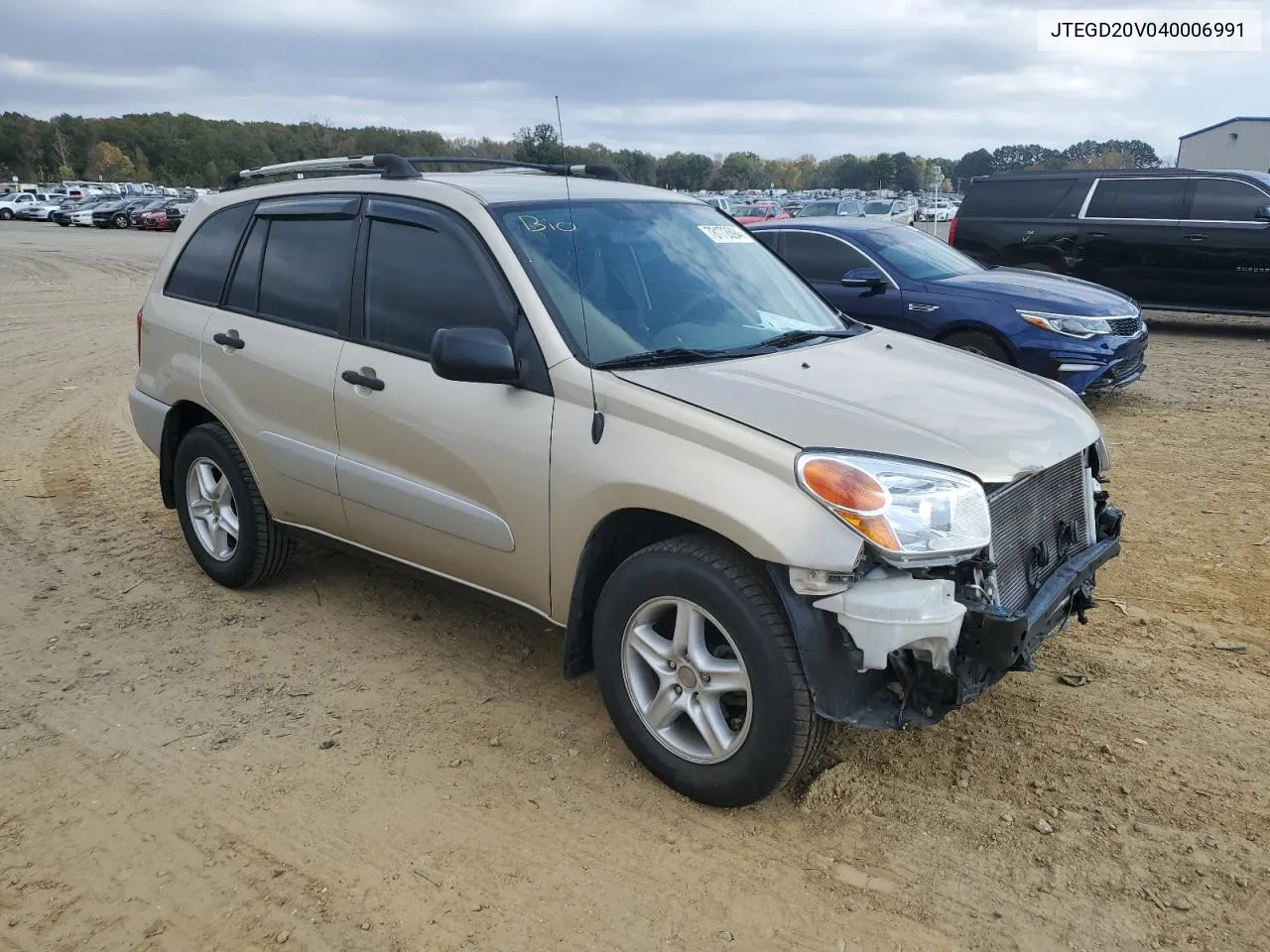 2004 Toyota Rav4 VIN: JTEGD20V040006991 Lot: 78172694