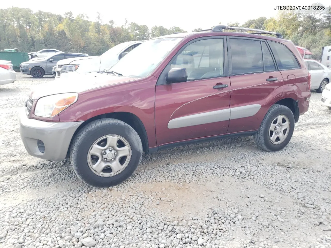 2004 Toyota Rav4 VIN: JTEGD20V040018235 Lot: 78245654