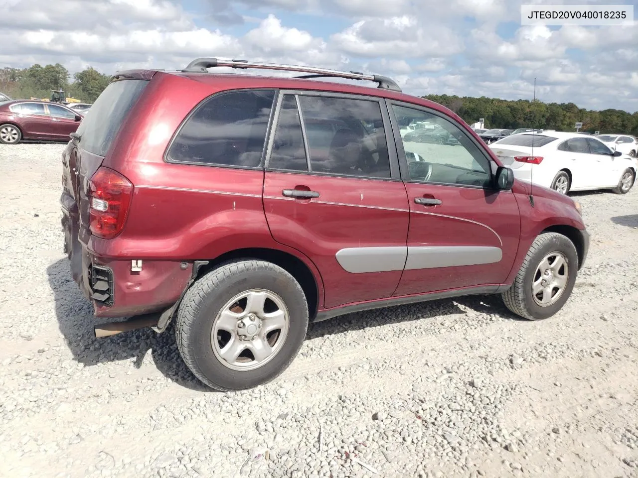 2004 Toyota Rav4 VIN: JTEGD20V040018235 Lot: 78245654