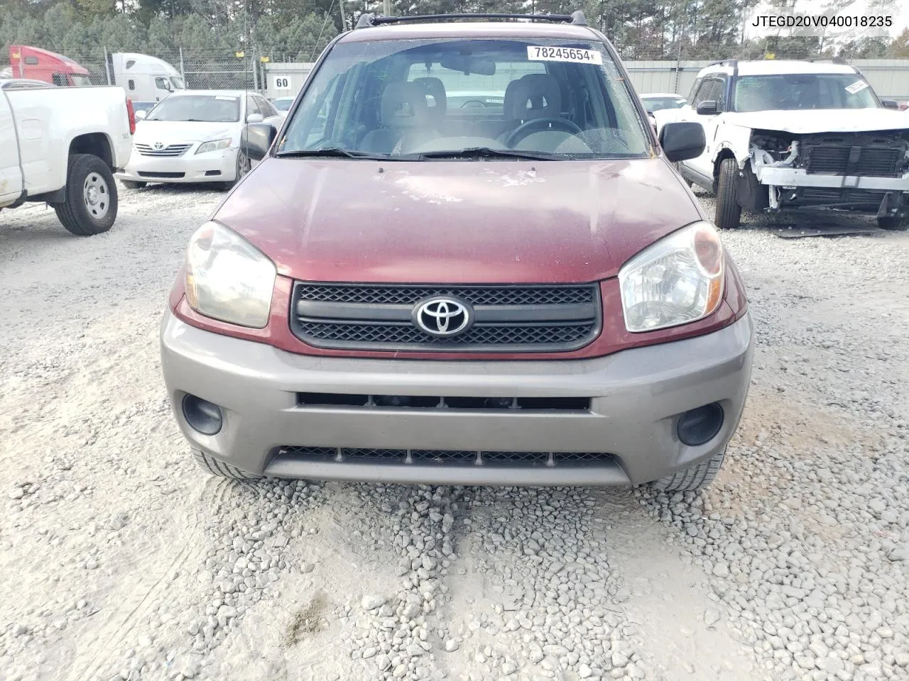 2004 Toyota Rav4 VIN: JTEGD20V040018235 Lot: 78245654