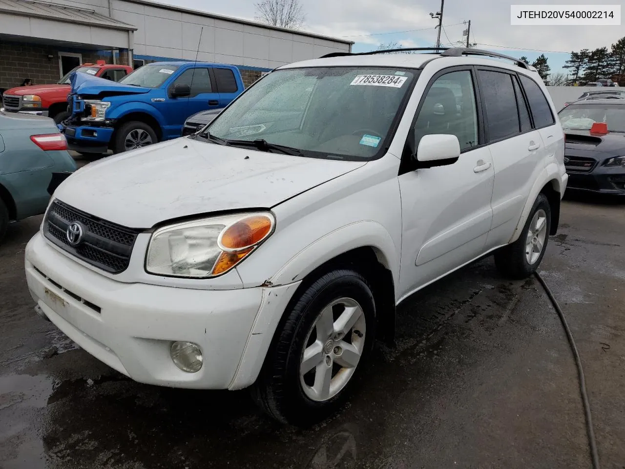 2004 Toyota Rav4 VIN: JTEHD20V540002214 Lot: 78538284