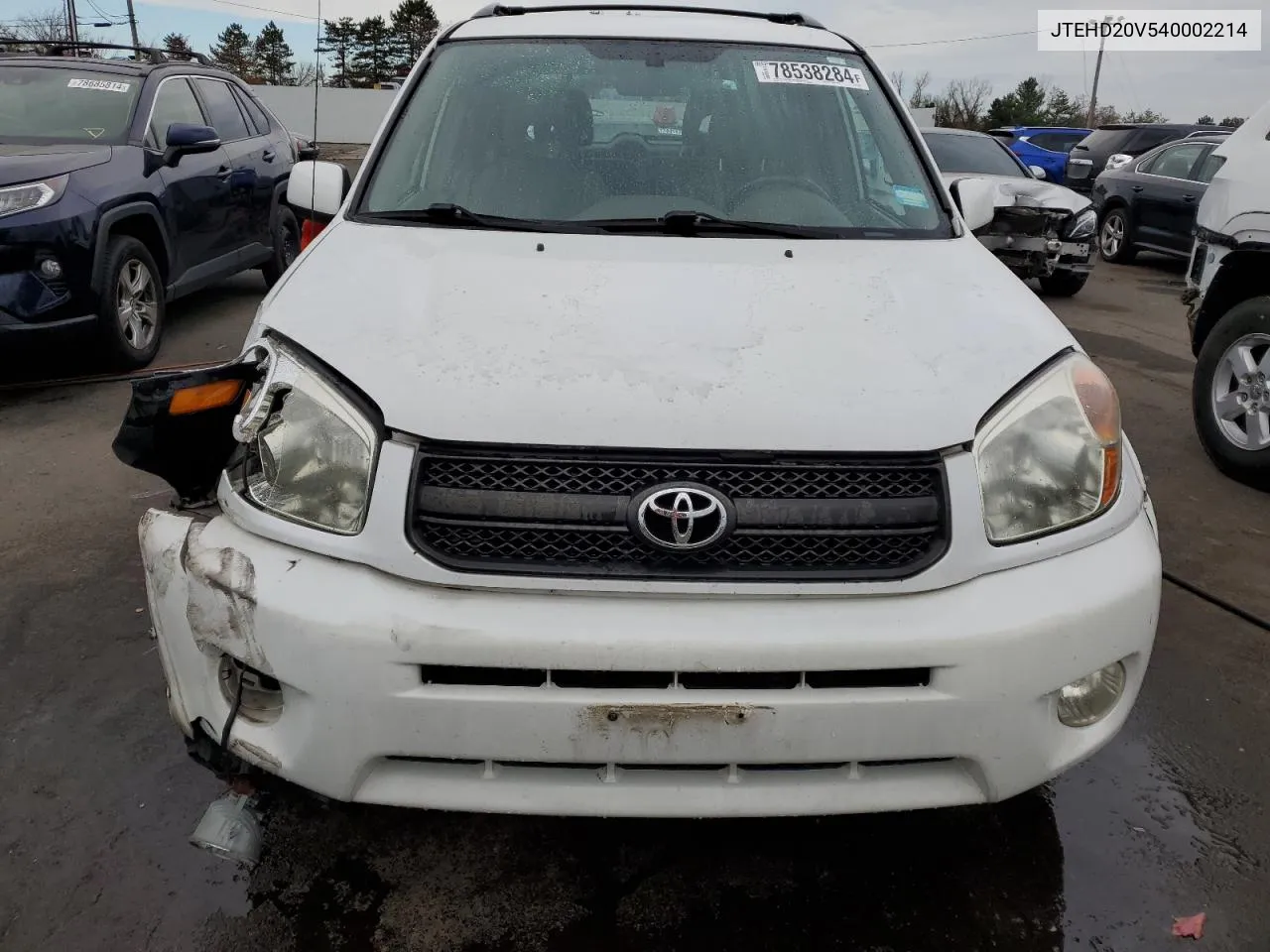 2004 Toyota Rav4 VIN: JTEHD20V540002214 Lot: 78538284