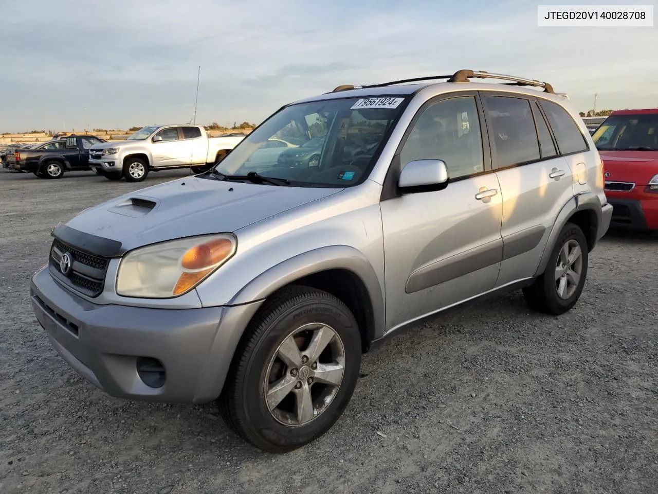 2004 Toyota Rav4 VIN: JTEGD20V140028708 Lot: 79561924