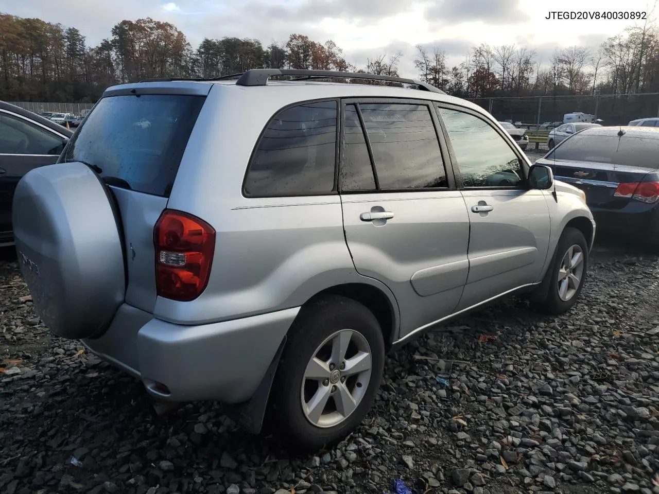 2004 Toyota Rav4 VIN: JTEGD20V840030892 Lot: 79681834