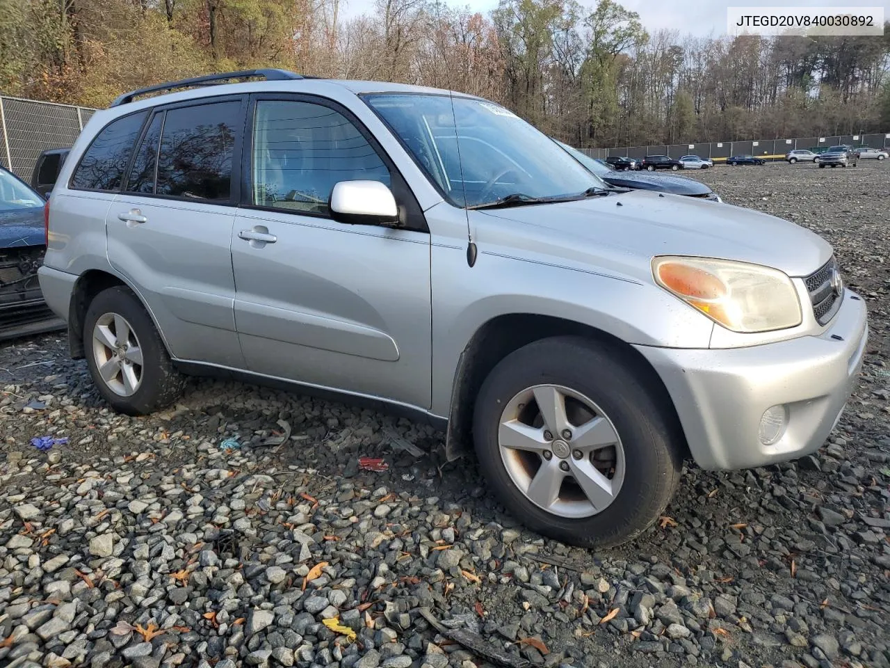 2004 Toyota Rav4 VIN: JTEGD20V840030892 Lot: 79681834