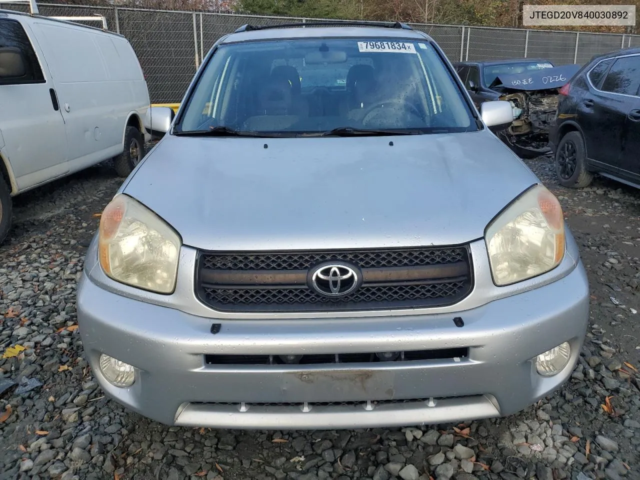 2004 Toyota Rav4 VIN: JTEGD20V840030892 Lot: 79681834