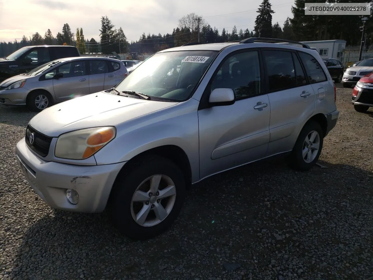 2004 Toyota Rav4 VIN: JTEGD20V940025278 Lot: 80158134