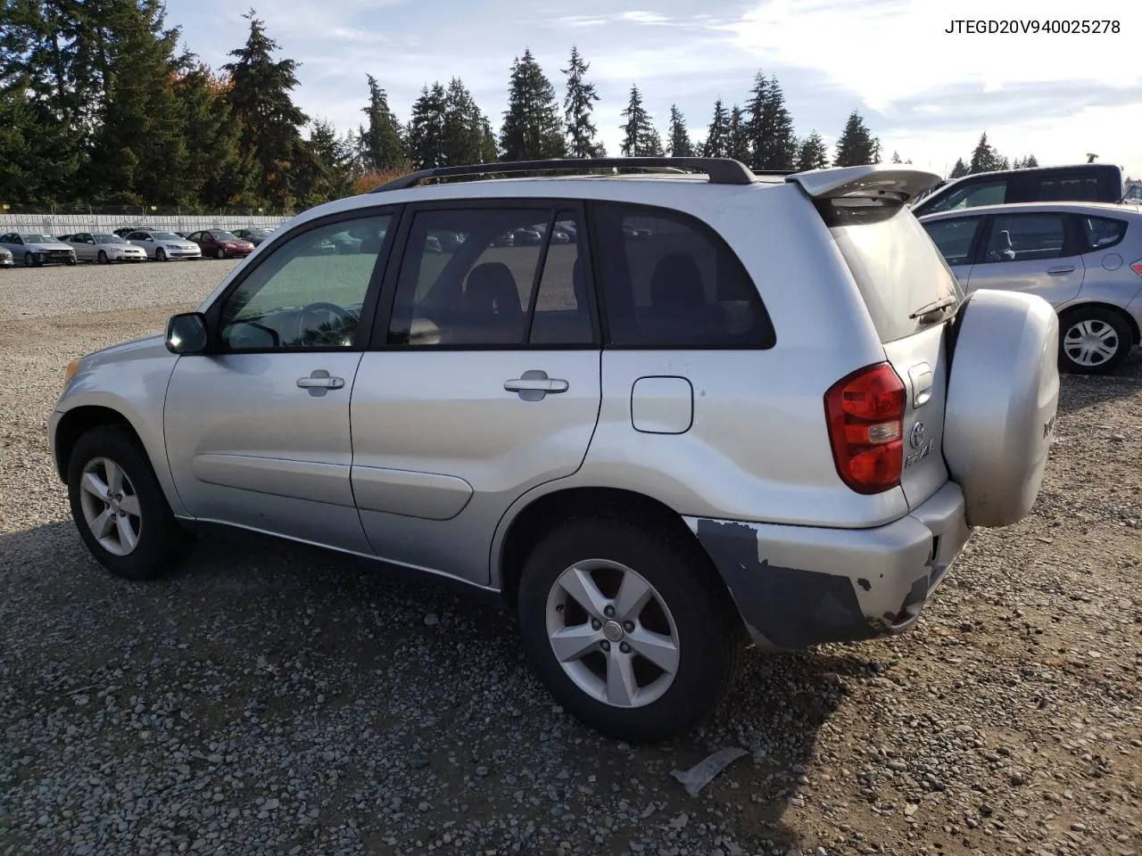 2004 Toyota Rav4 VIN: JTEGD20V940025278 Lot: 80158134