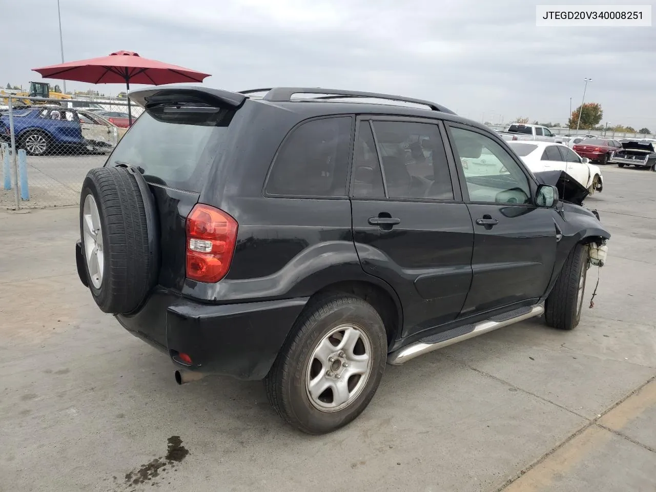 2004 Toyota Rav4 VIN: JTEGD20V340008251 Lot: 80347654