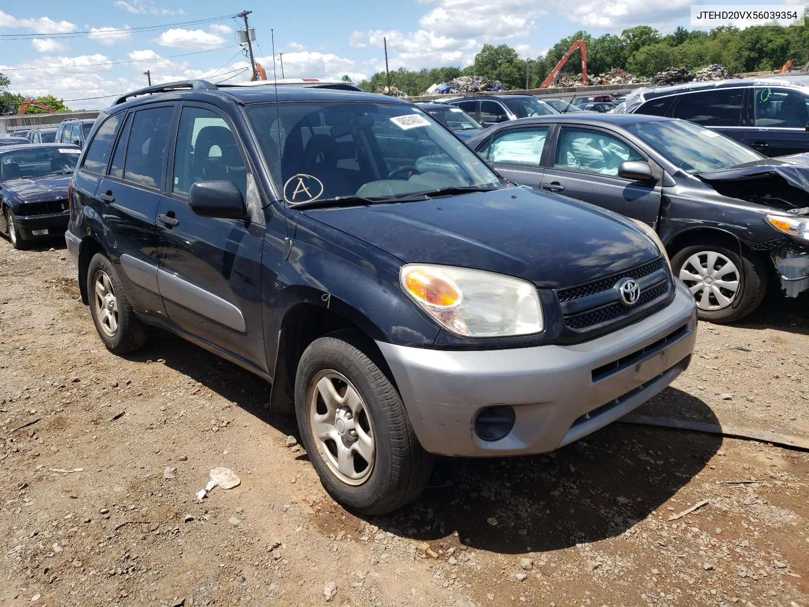 2005 Toyota Rav4 VIN: JTEHD20VX56039354 Lot: 48054001