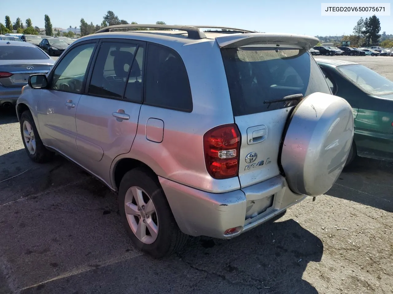 2005 Toyota Rav4 VIN: JTEGD20V650075671 Lot: 67164614