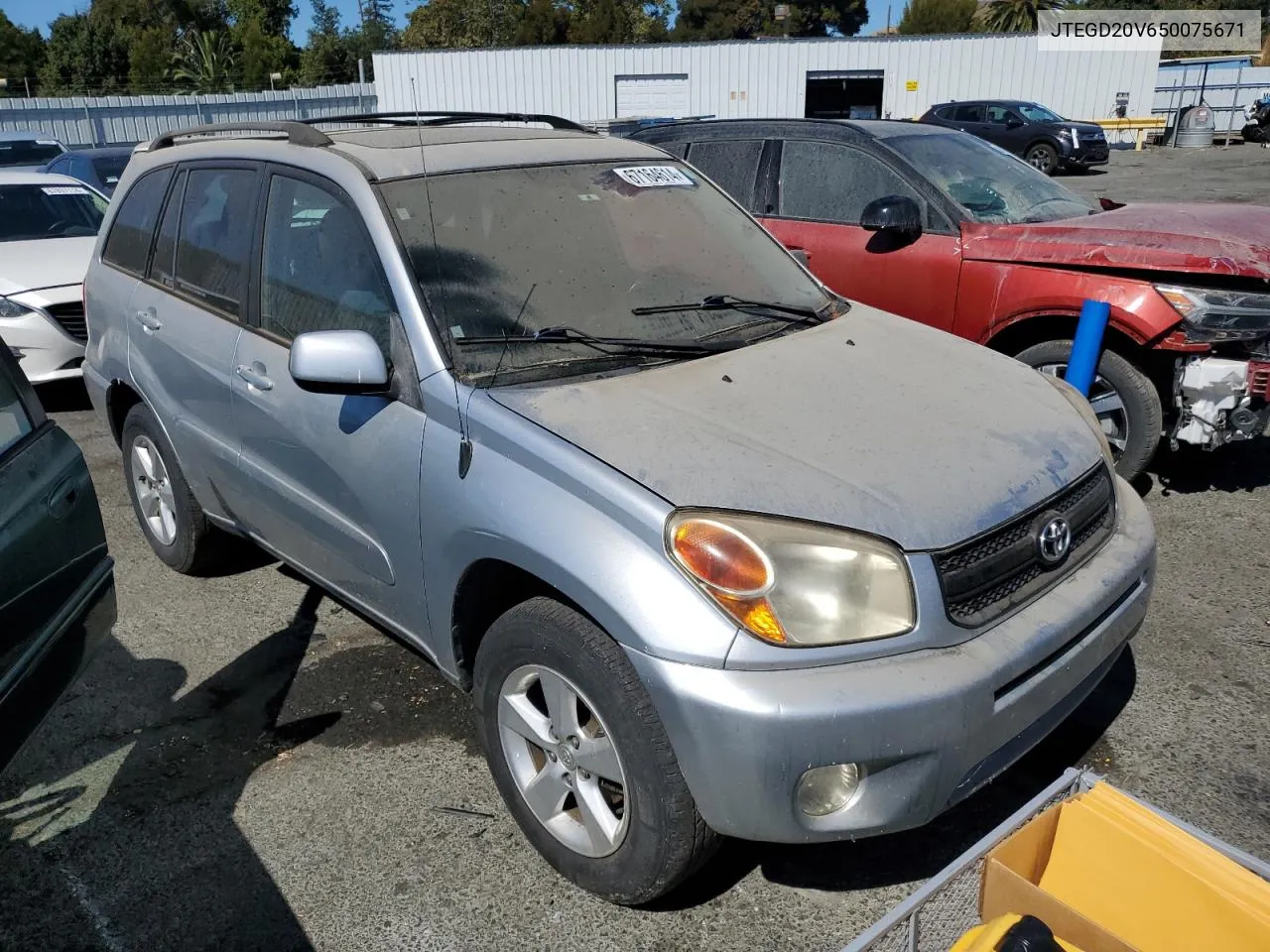 2005 Toyota Rav4 VIN: JTEGD20V650075671 Lot: 67164614