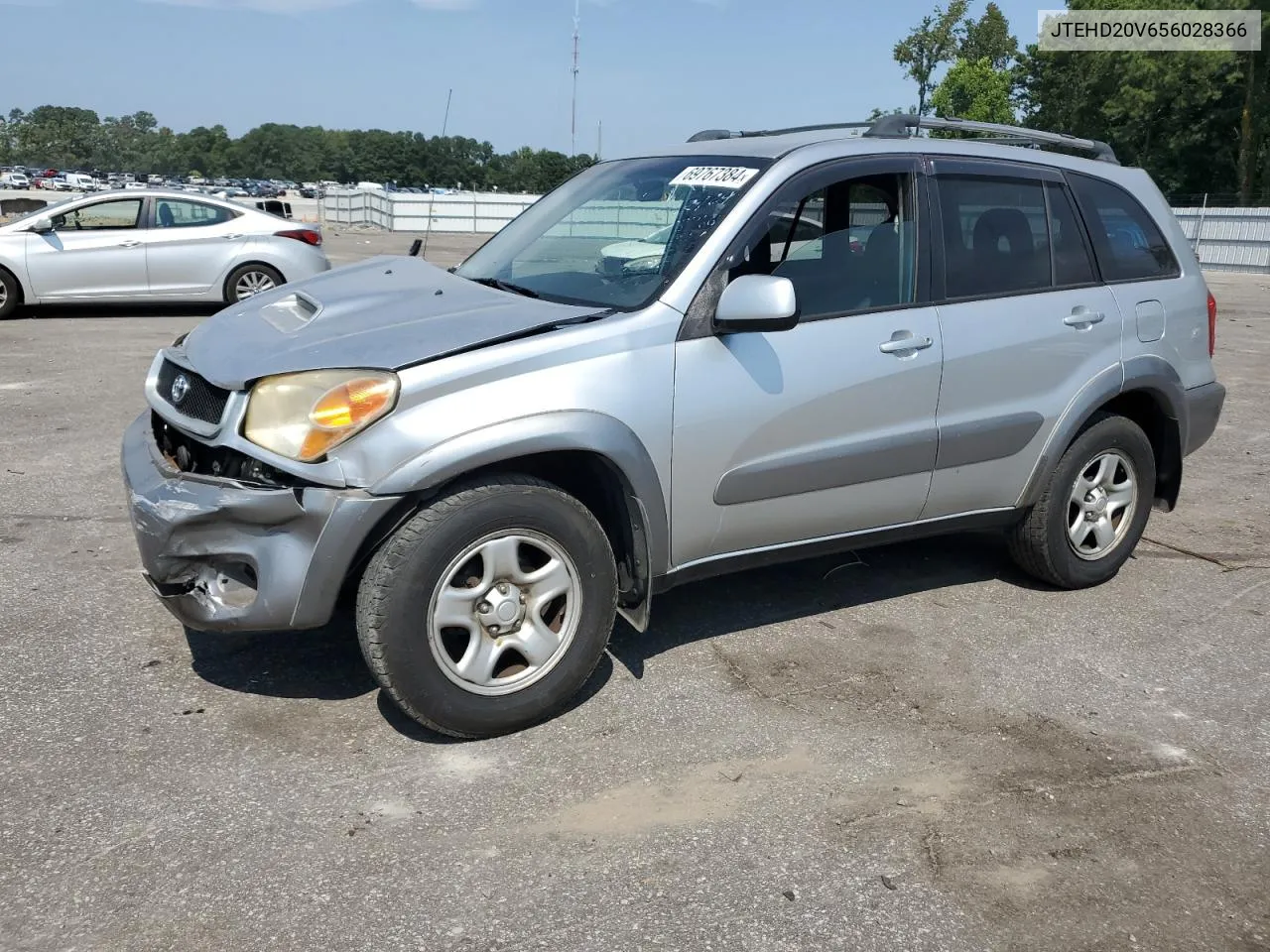 2005 Toyota Rav4 VIN: JTEHD20V656028366 Lot: 69767384