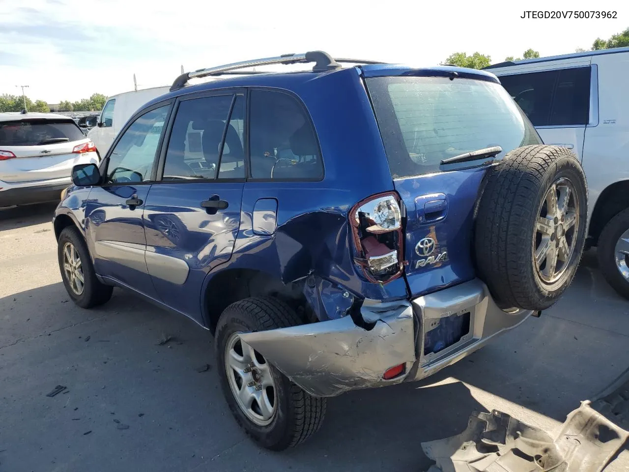 2005 Toyota Rav4 VIN: JTEGD20V750073962 Lot: 70239004