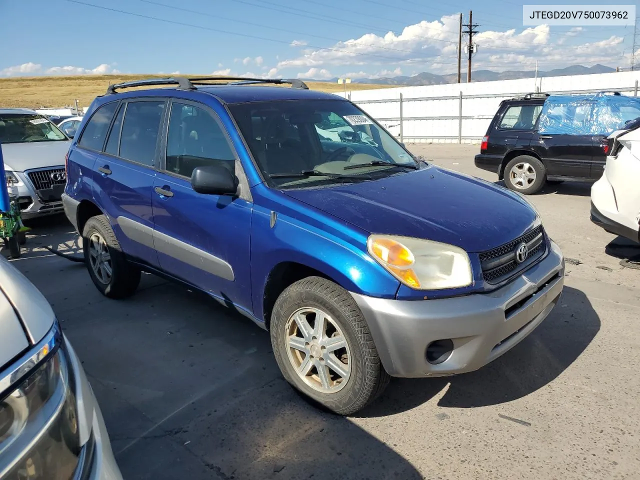 2005 Toyota Rav4 VIN: JTEGD20V750073962 Lot: 70239004