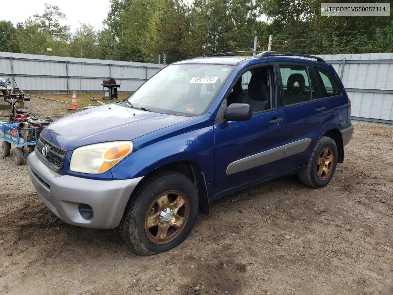 2005 Toyota Rav4 VIN: JTEGD20V550057114 Lot: 70927124