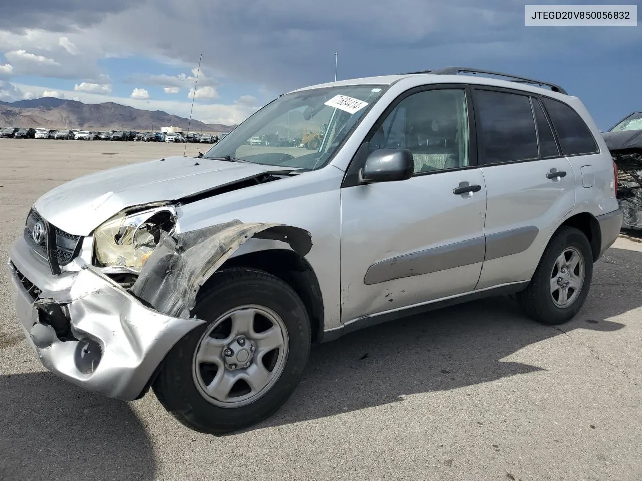 2005 Toyota Rav4 VIN: JTEGD20V850056832 Lot: 71684414