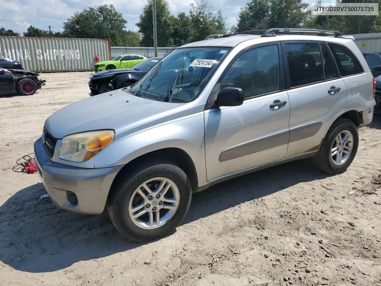 2005 Toyota Rav4 VIN: JTEGD20V750073735 Lot: 72924154