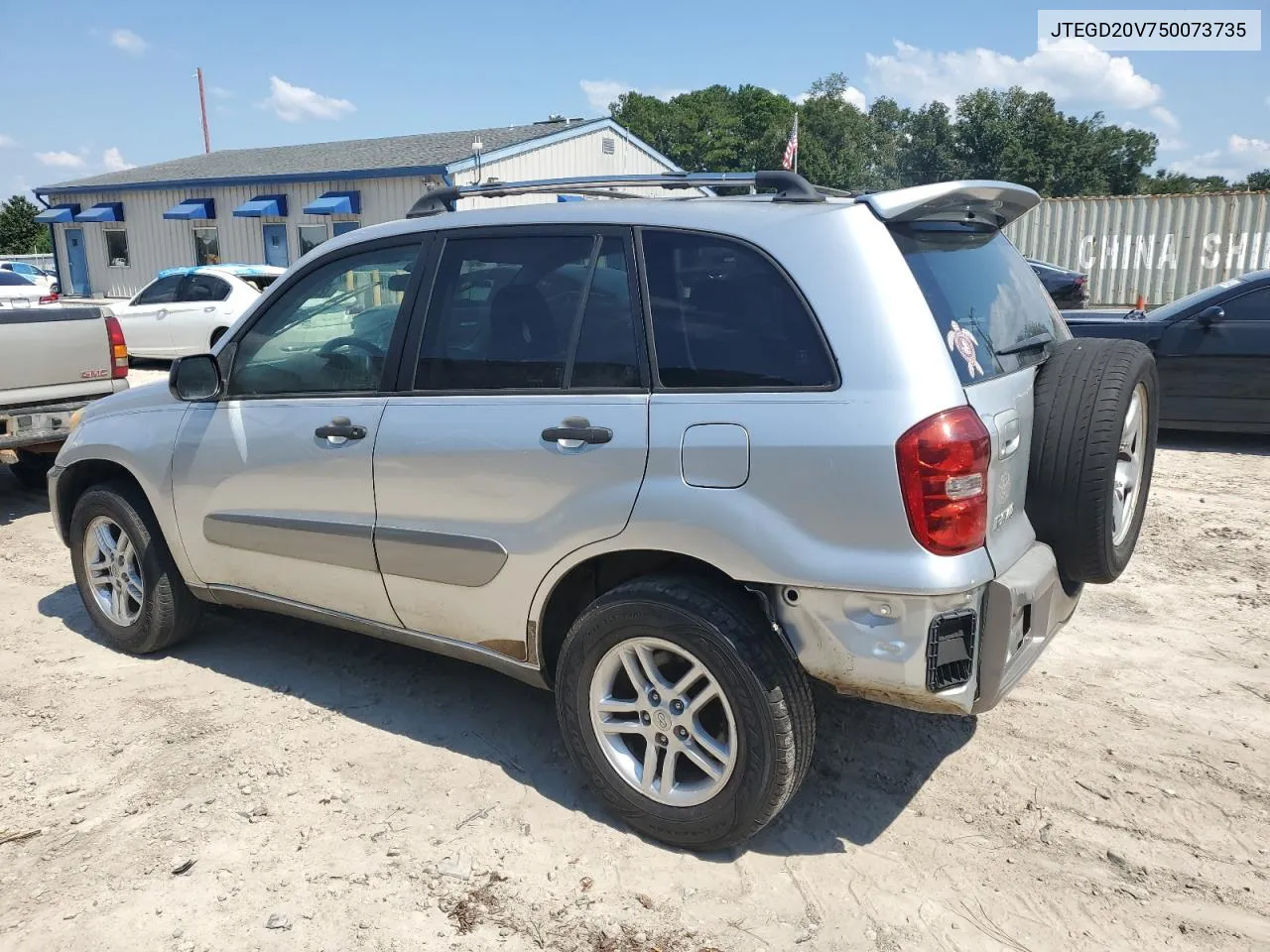 2005 Toyota Rav4 VIN: JTEGD20V750073735 Lot: 72924154