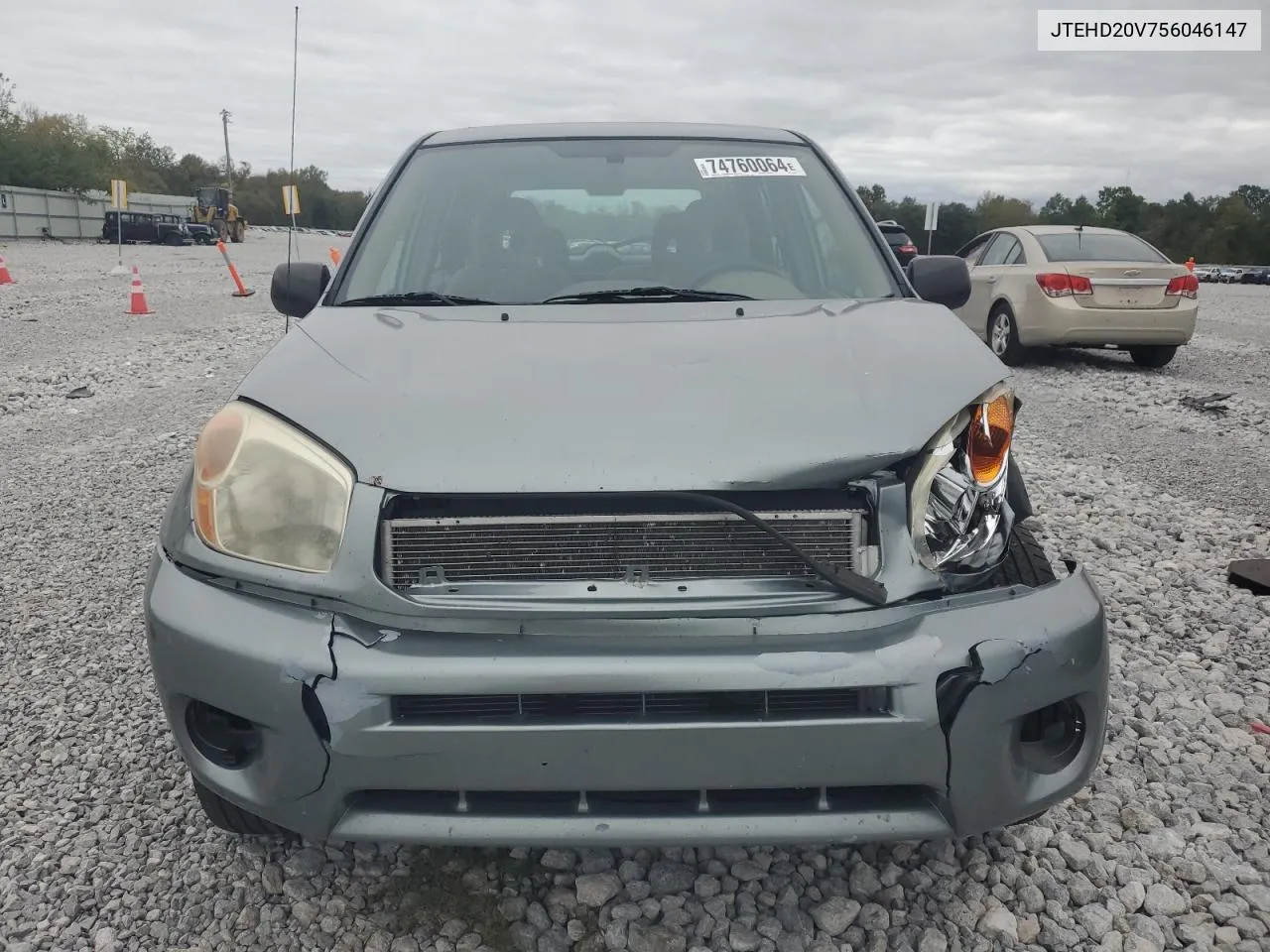 2005 Toyota Rav4 VIN: JTEHD20V756046147 Lot: 74760064