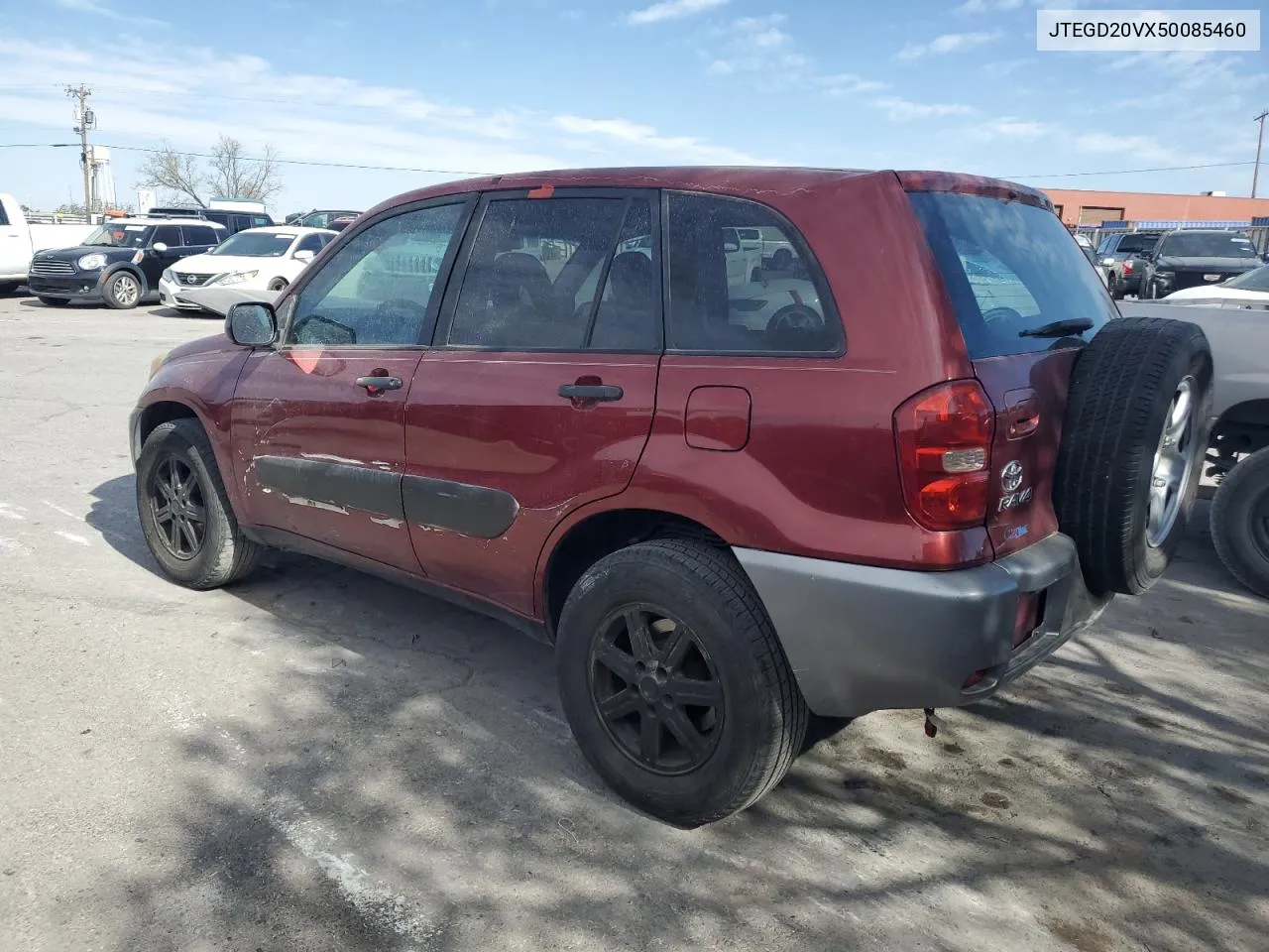 2005 Toyota Rav4 VIN: JTEGD20VX50085460 Lot: 77990054