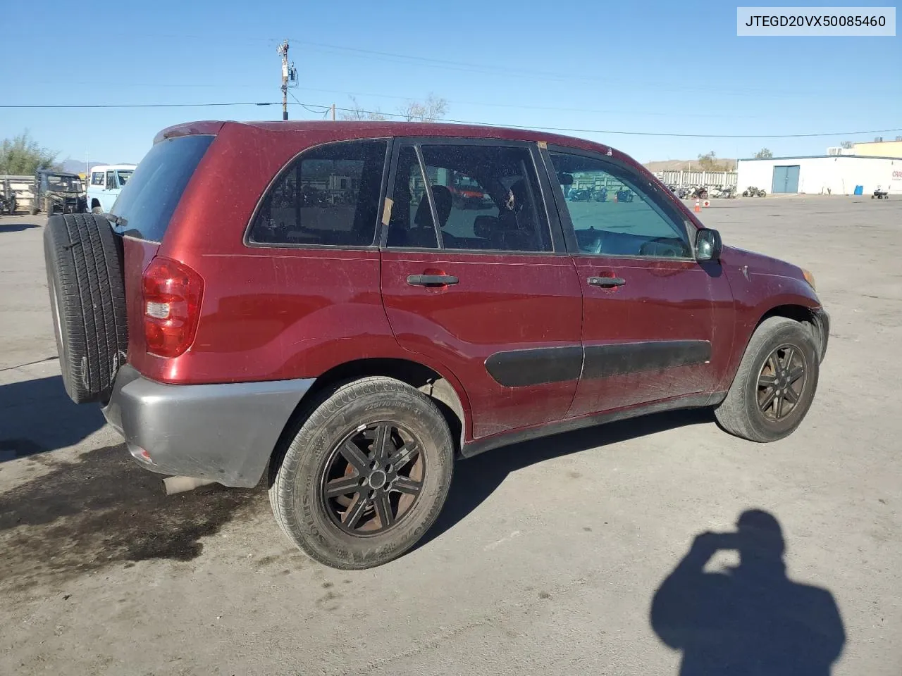 2005 Toyota Rav4 VIN: JTEGD20VX50085460 Lot: 77990054