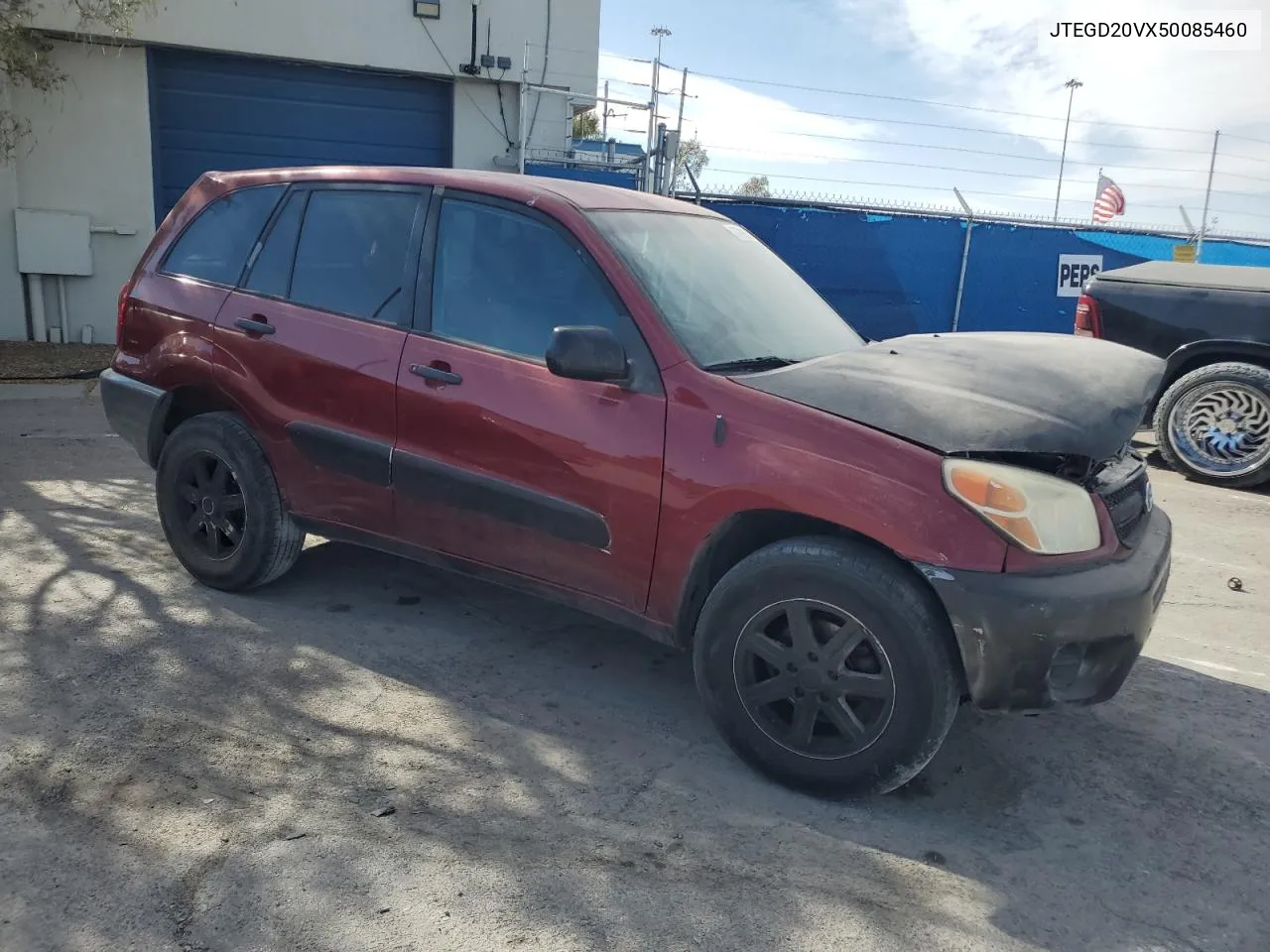 2005 Toyota Rav4 VIN: JTEGD20VX50085460 Lot: 77990054