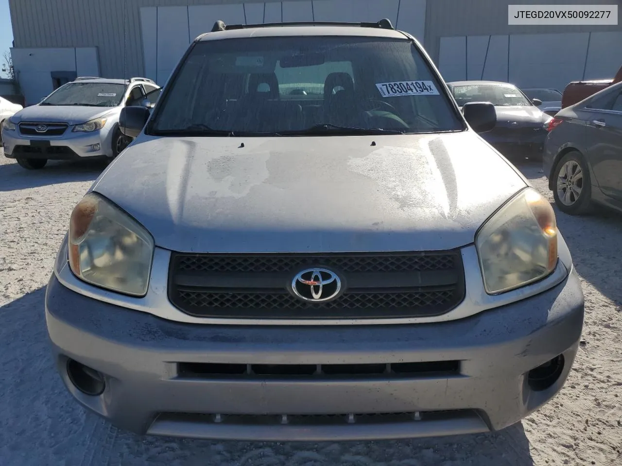 2005 Toyota Rav4 VIN: JTEGD20VX50092277 Lot: 78304194