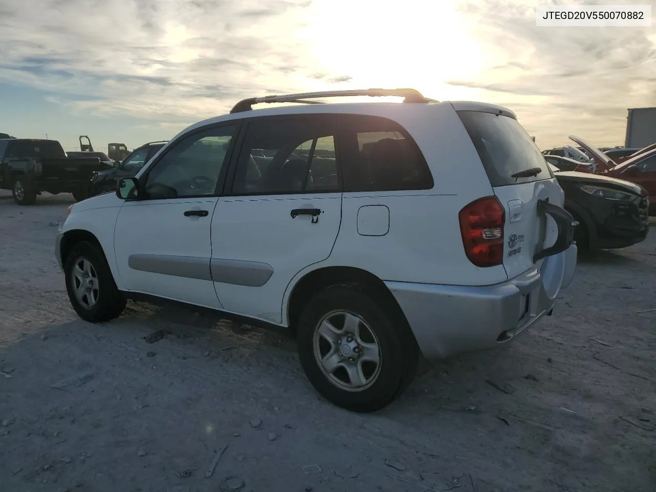 2005 Toyota Rav4 VIN: JTEGD20V550070882 Lot: 80285124