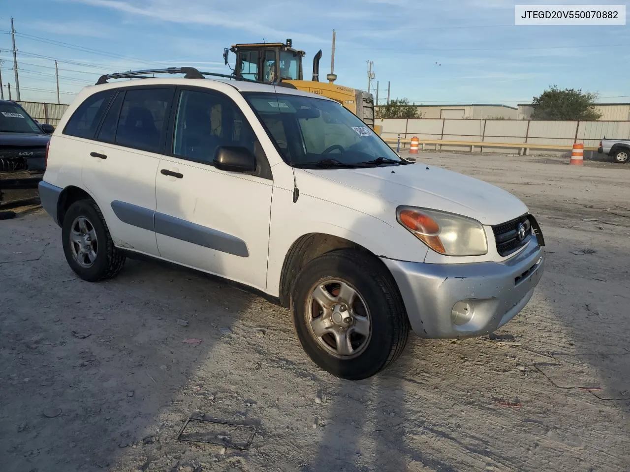 2005 Toyota Rav4 VIN: JTEGD20V550070882 Lot: 80285124