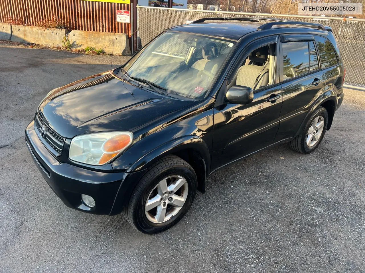 2005 Toyota Rav4 VIN: JTEHD20V550050281 Lot: 81609024