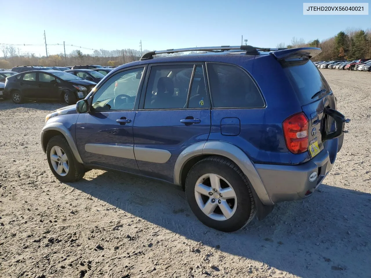 2005 Toyota Rav4 VIN: JTEHD20VX56040021 Lot: 81768794