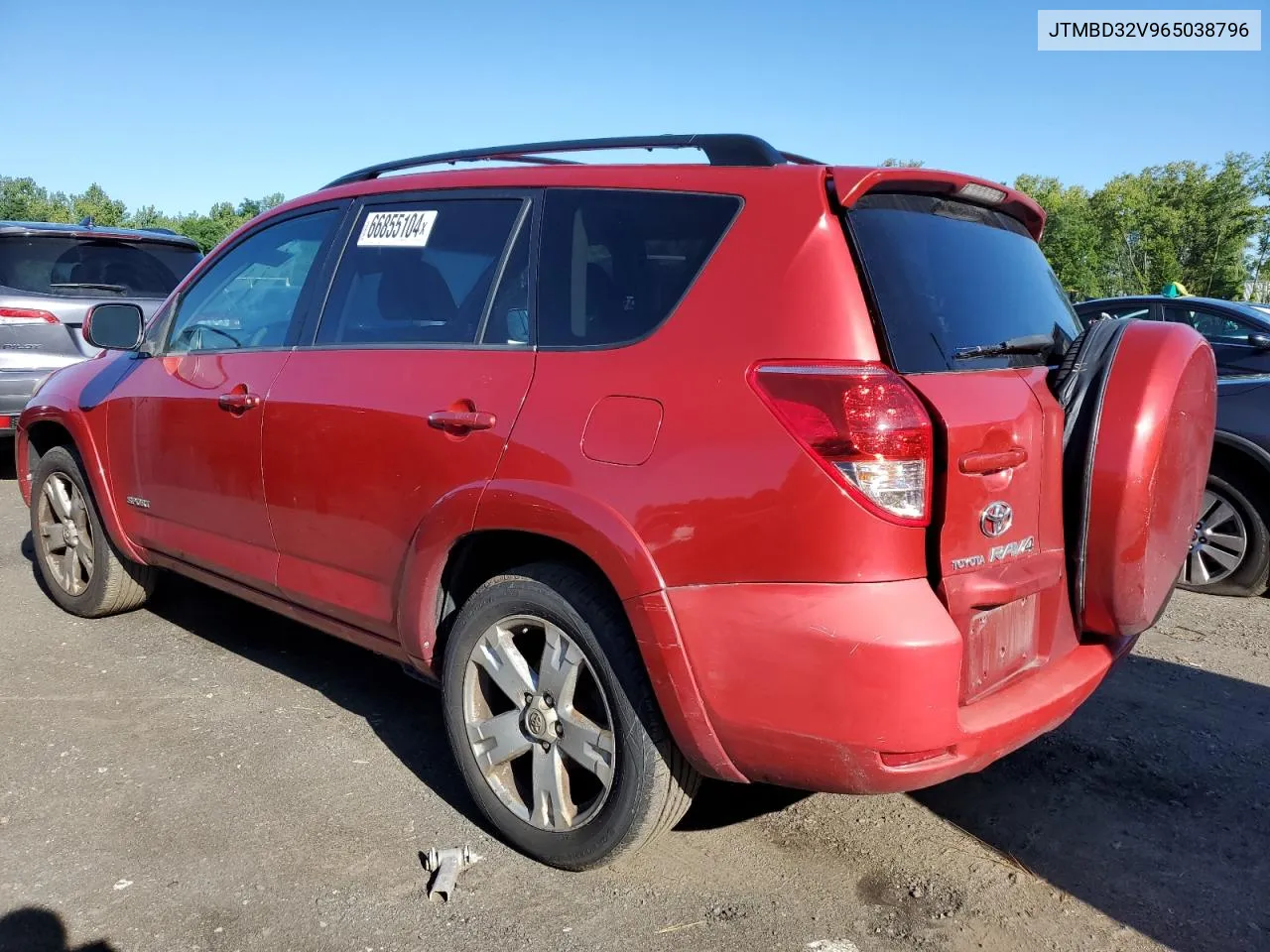 2006 Toyota Rav4 Sport VIN: JTMBD32V965038796 Lot: 66855104