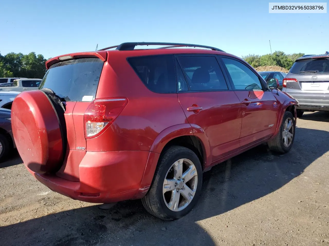 2006 Toyota Rav4 Sport VIN: JTMBD32V965038796 Lot: 66855104