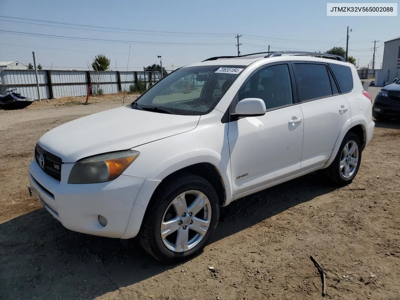 2006 Toyota Rav4 Sport VIN: JTMZK32V565002088 Lot: 70655184