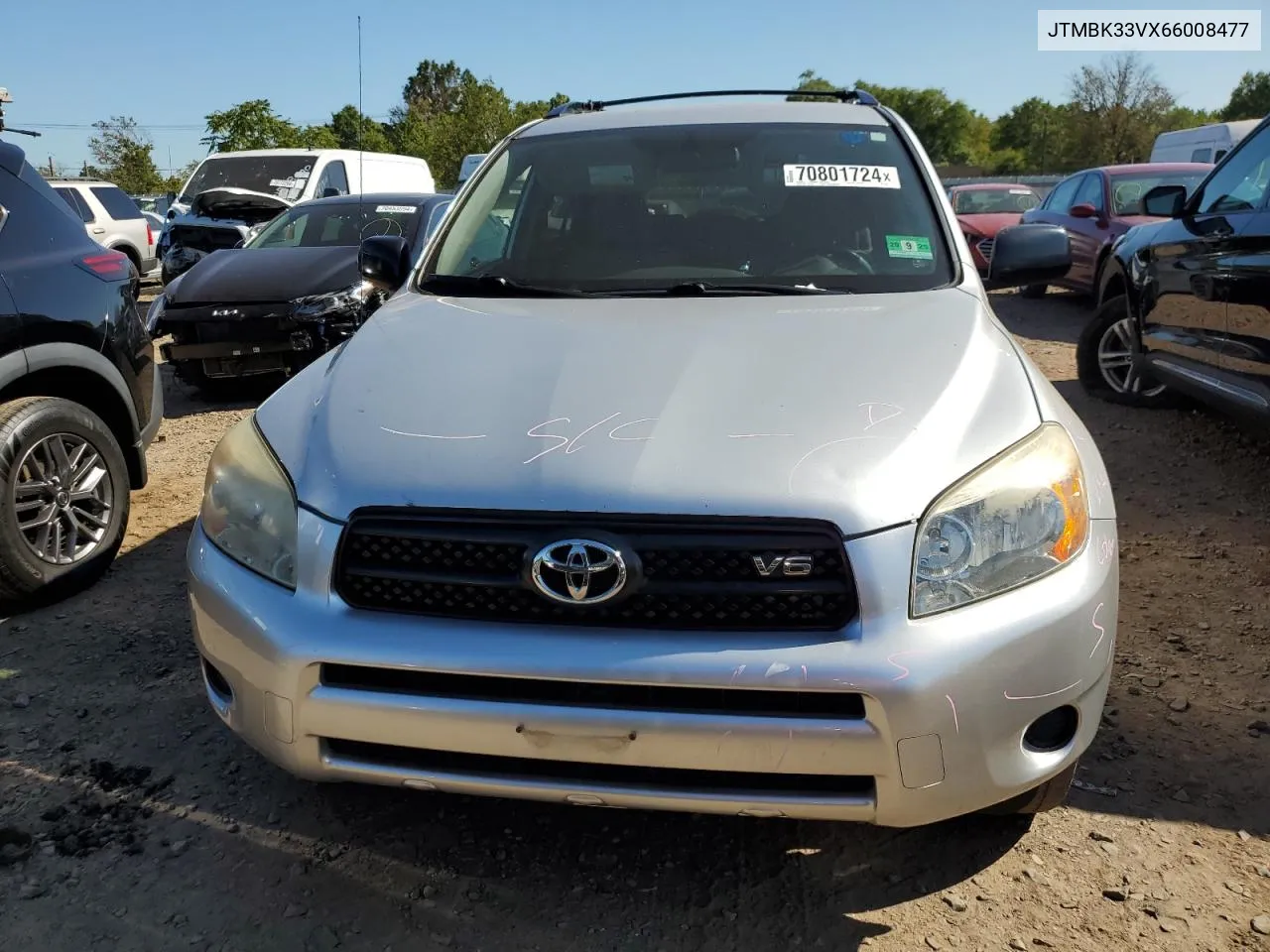 2006 Toyota Rav4 VIN: JTMBK33VX66008477 Lot: 70801724