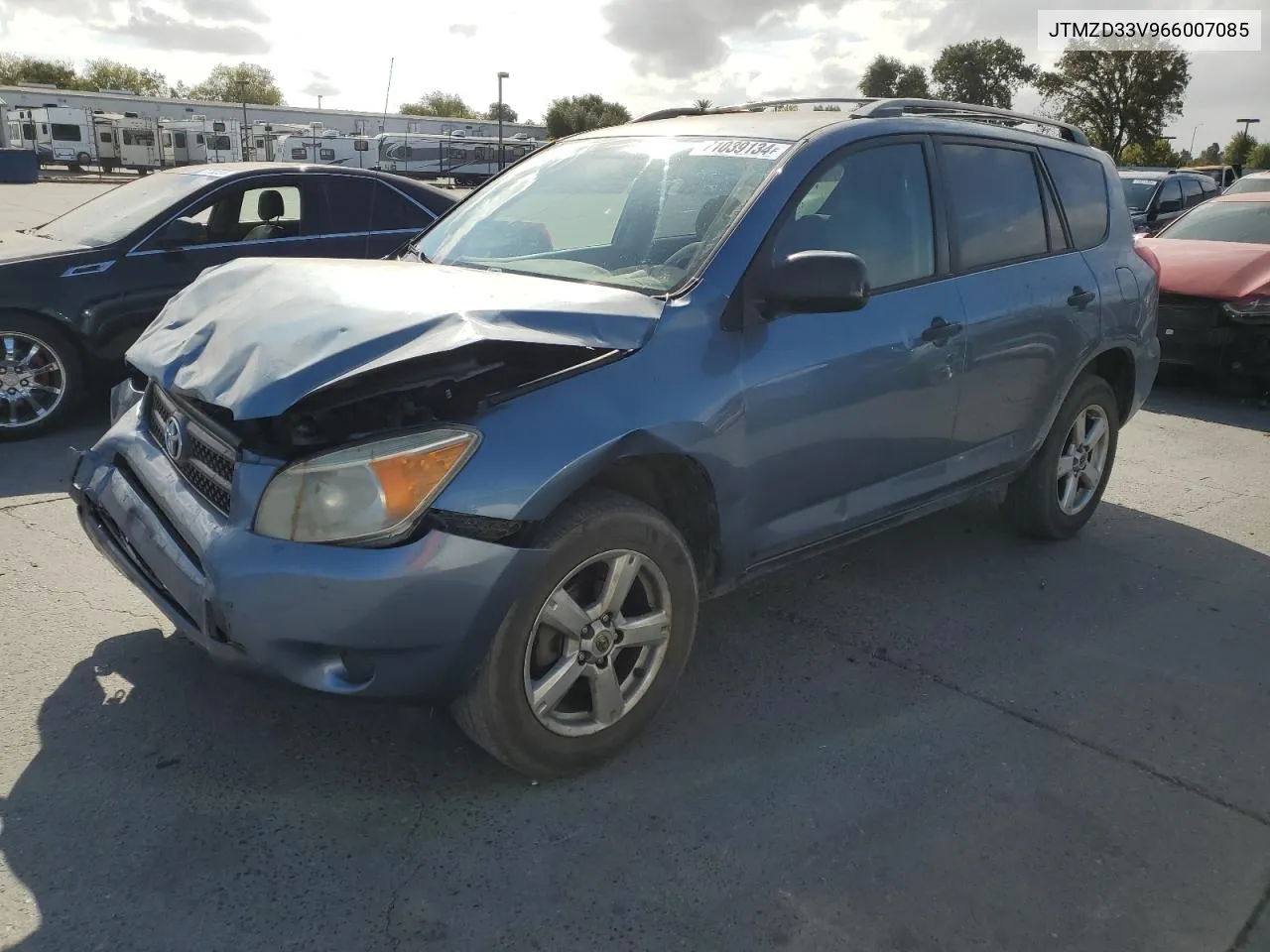 2006 Toyota Rav4 VIN: JTMZD33V966007085 Lot: 71039134