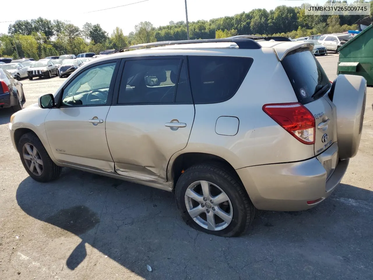 2006 Toyota Rav4 Limited VIN: JTMBK31V265009745 Lot: 71633464