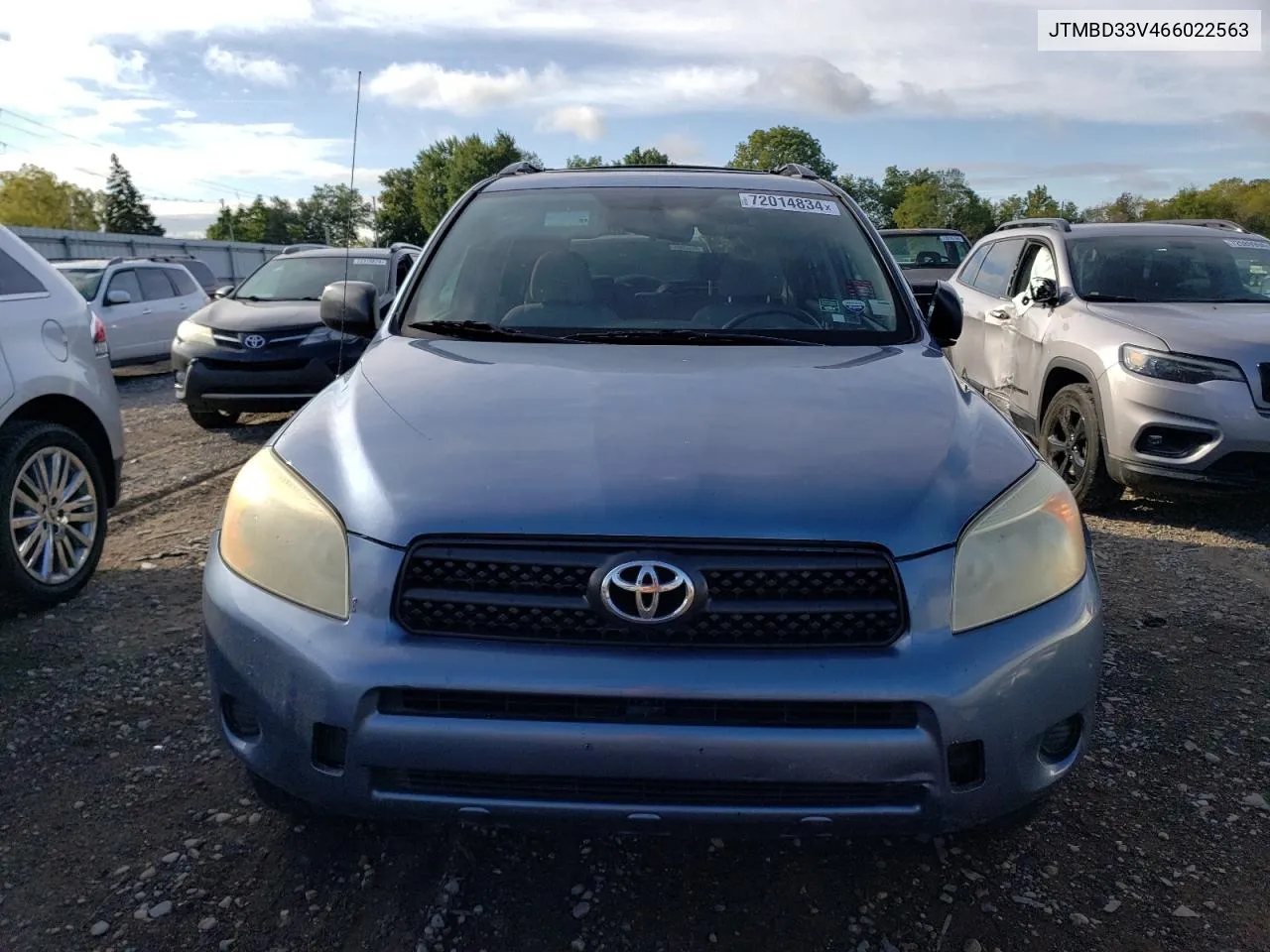 2006 Toyota Rav4 VIN: JTMBD33V466022563 Lot: 72014834