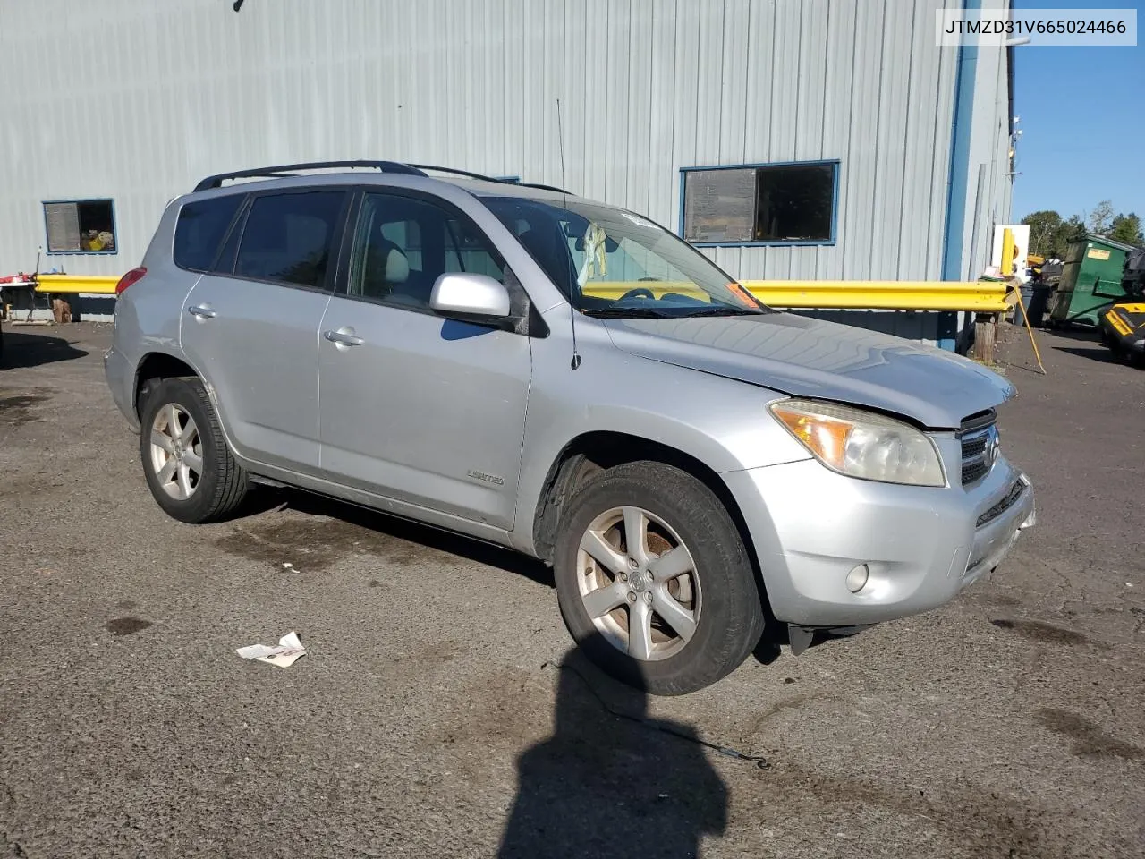 JTMZD31V665024466 2006 Toyota Rav4 Limited