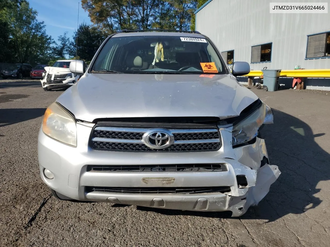 JTMZD31V665024466 2006 Toyota Rav4 Limited