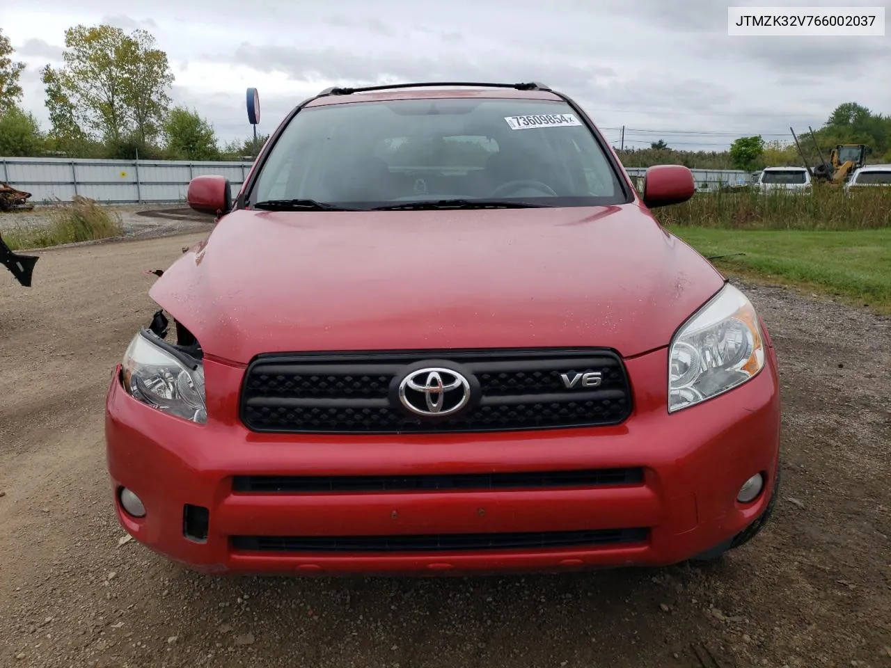 2006 Toyota Rav4 Sport VIN: JTMZK32V766002037 Lot: 73609854