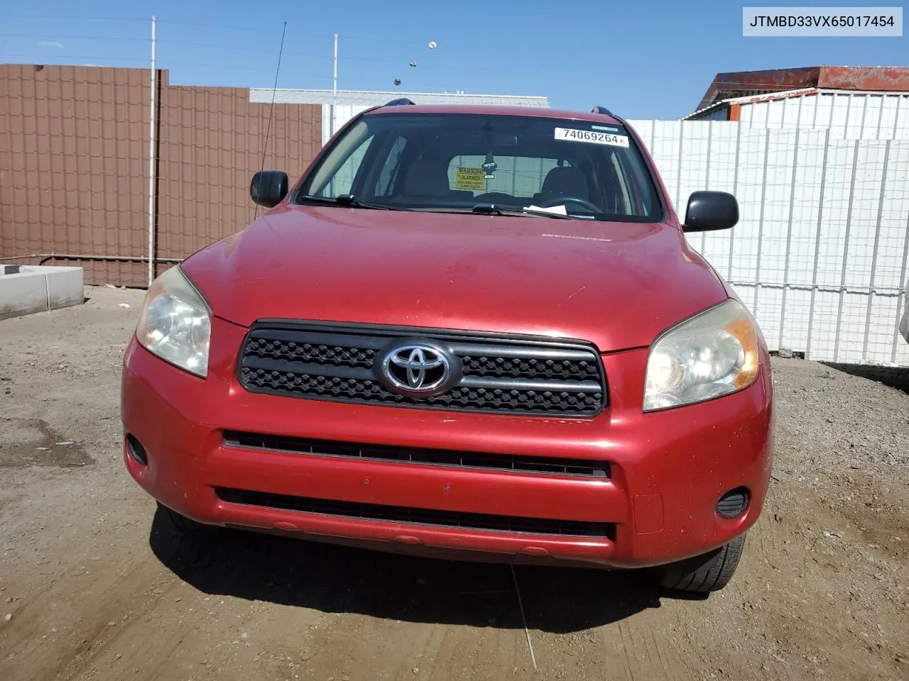 2006 Toyota Rav4 VIN: JTMBD33VX65017454 Lot: 74069264