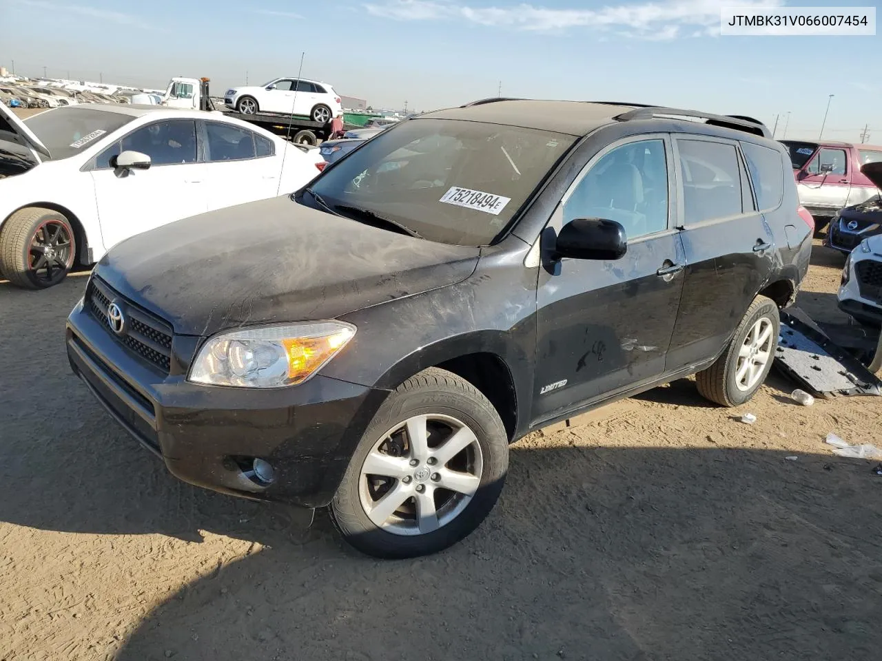 JTMBK31V066007454 2006 Toyota Rav4 Limited